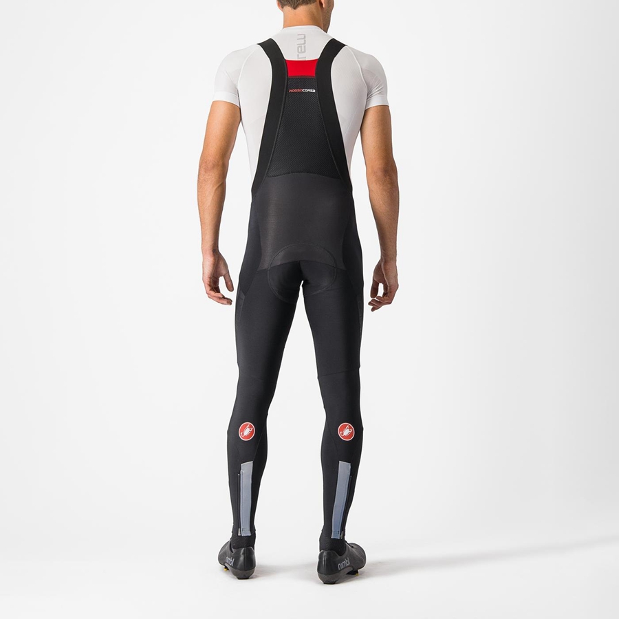 Castelli SORPASSO RoS Men Bib Tights Black | KAVCER-217