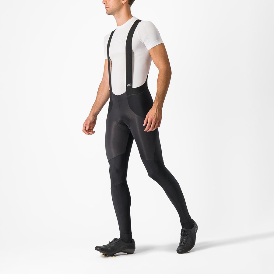 Castelli SORPASSO RoS Men Bib Tights Black | KAVCER-217