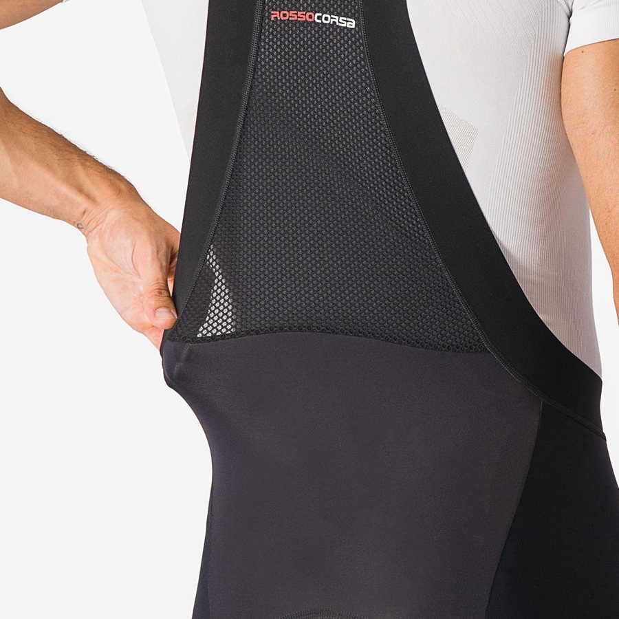 Castelli SORPASSO RoS Men Bib Tights Black | KAVCER-217