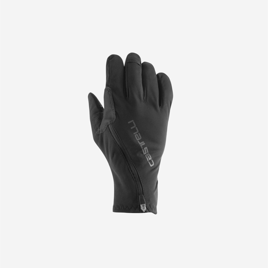 Castelli SPETTACOLO RoS Men Gloves Black | XKWFSU-314