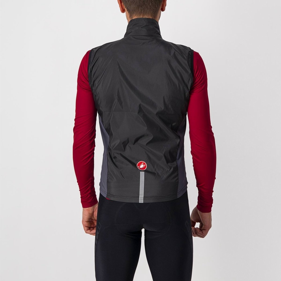 Castelli SQUADRA STRETCH Men Vest Black / Dark Grey | FHSXQL-175