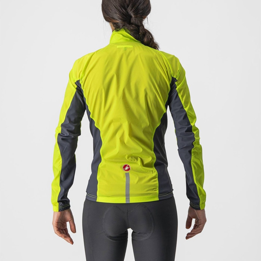 Castelli SQUADRA STRETCH W Women Protection Light Green / Dark Grey | RGUXMW-129