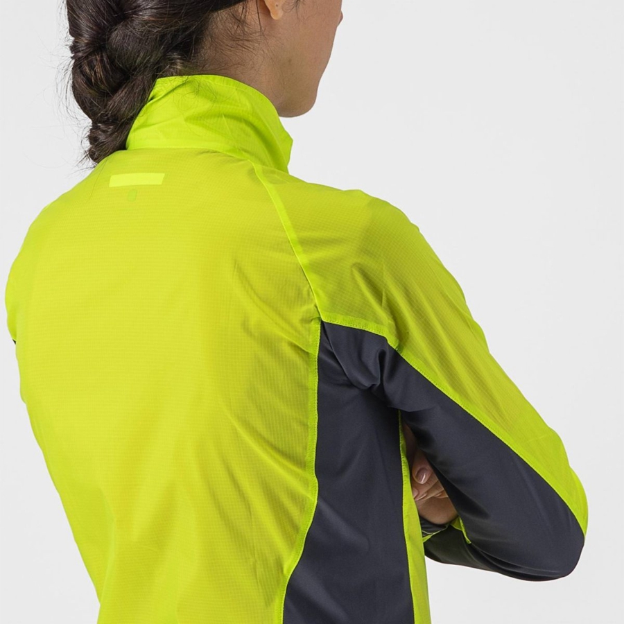 Castelli SQUADRA STRETCH W Women Protection Light Green / Dark Grey | RGUXMW-129