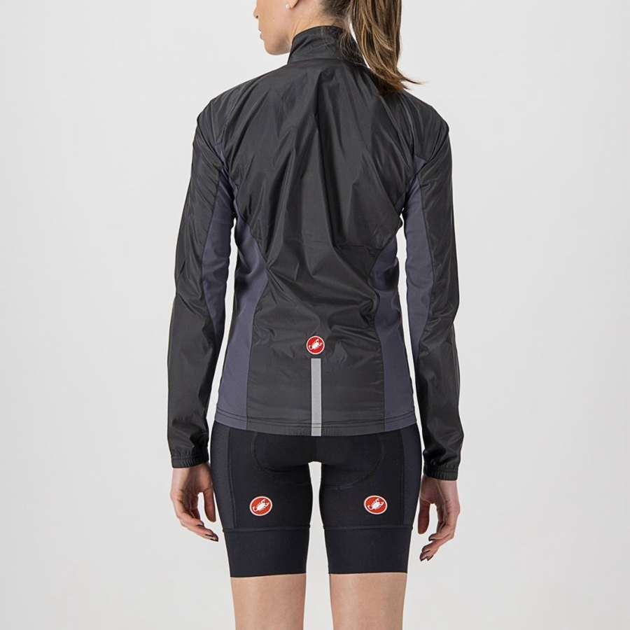 Castelli SQUADRA STRETCH W Women Protection Black / Dark Grey | XEYAQJ-158