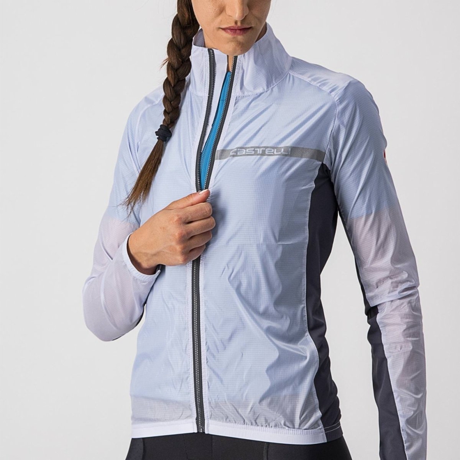 Castelli SQUADRA STRETCH W Women Protection Silver Grey / Dark Grey | MKPUHZ-093