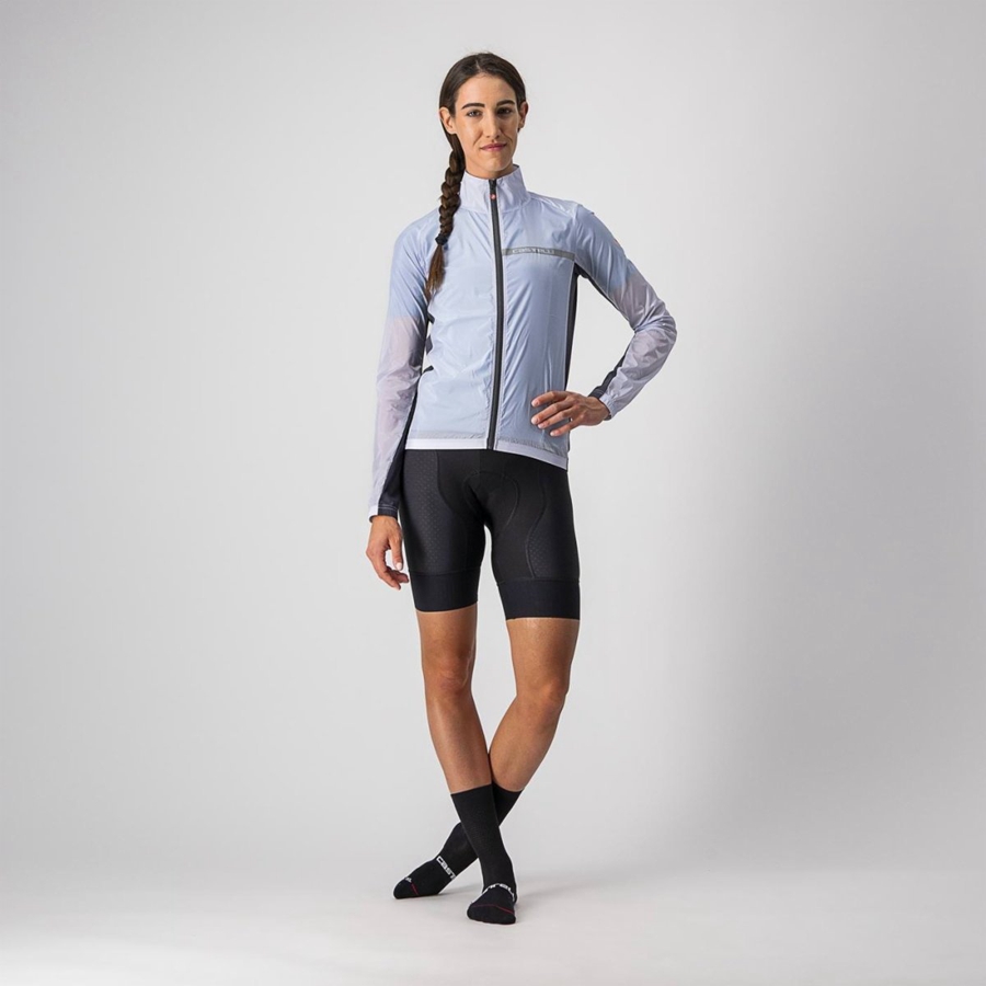 Castelli SQUADRA STRETCH W Women Protection Silver Grey / Dark Grey | MKPUHZ-093