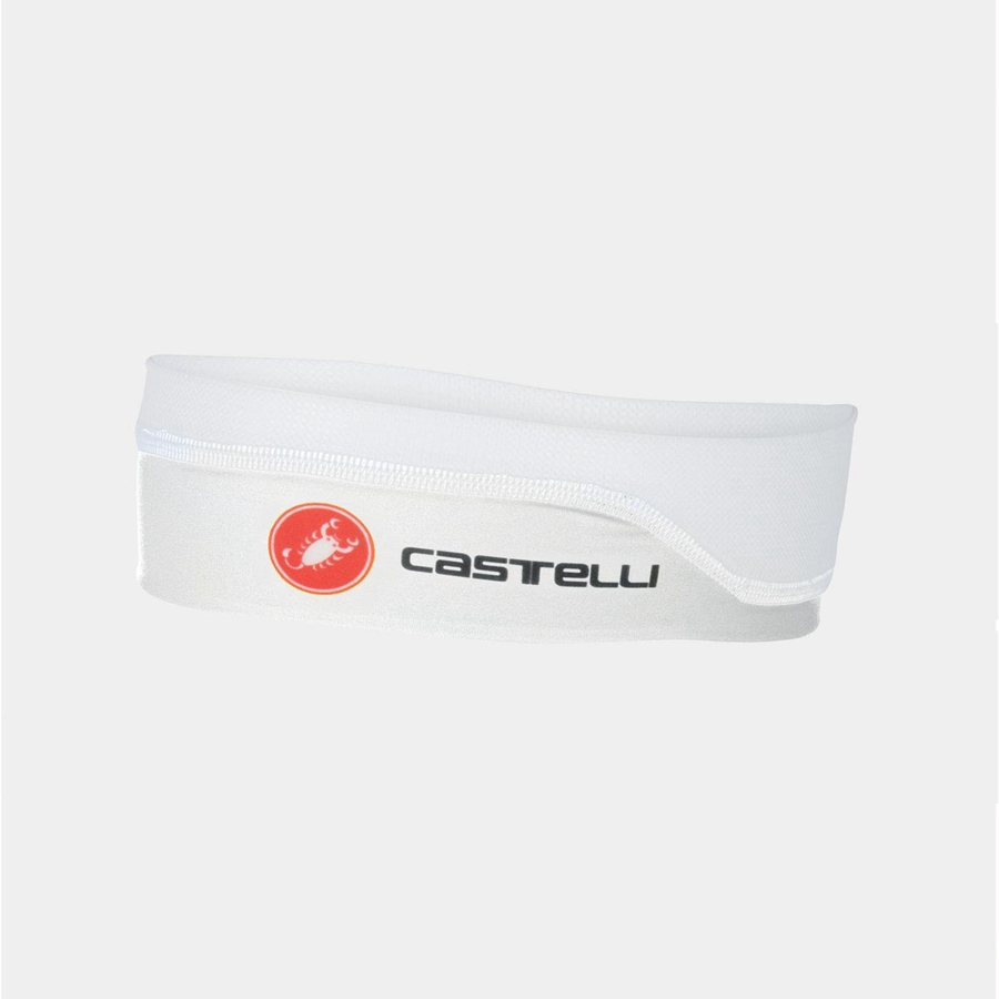 Castelli SUMMER Men Headband White | ZTAEQY-462