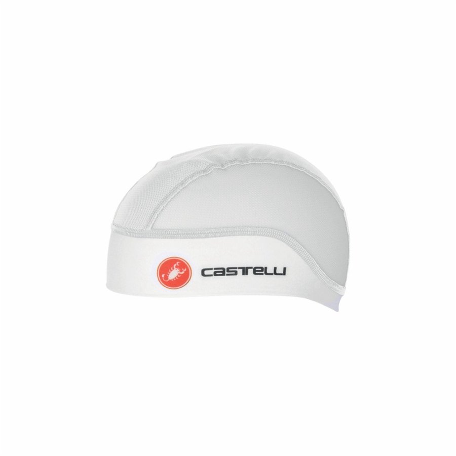 Castelli SUMMER SKULL Men Cap White | GOXJKI-217