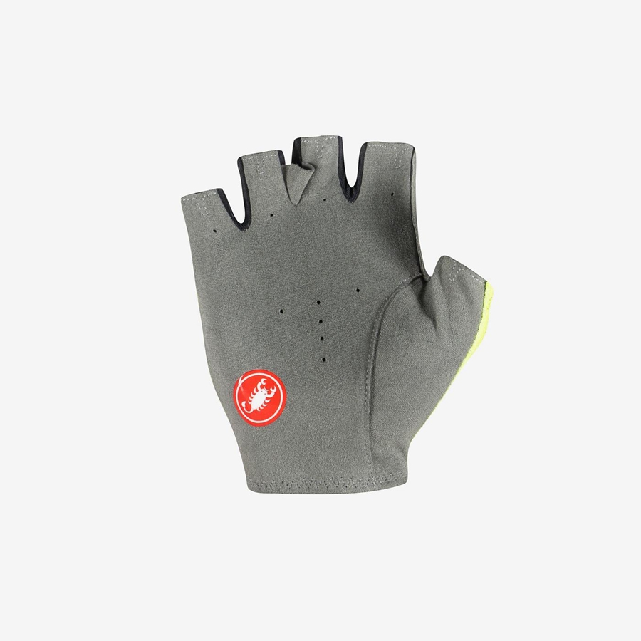 Castelli SUPERLEGGERA SUMMER. Men Gloves Light Green | PQFTBV-123