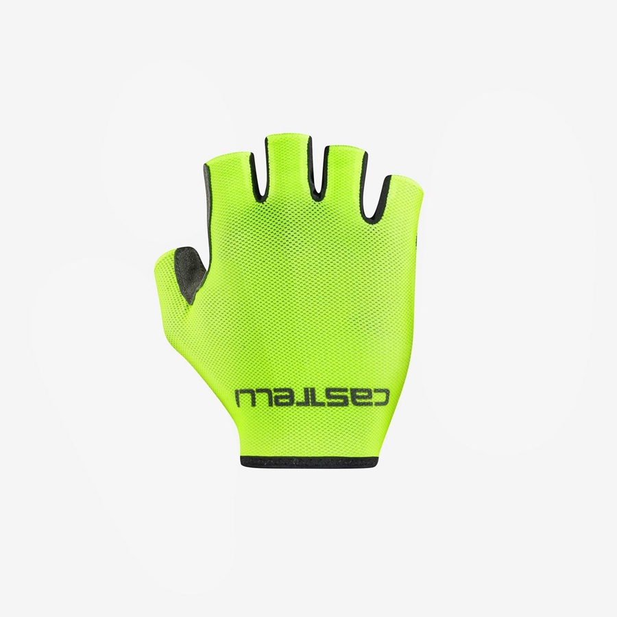 Castelli SUPERLEGGERA SUMMER. Men Gloves Light Green | PQFTBV-123