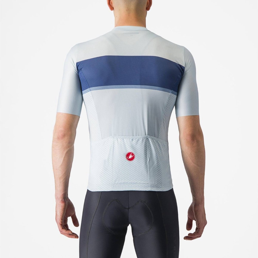 Castelli TRADIZIONE Men Jersey Blue / Blue / Grey | OLVPGR-872