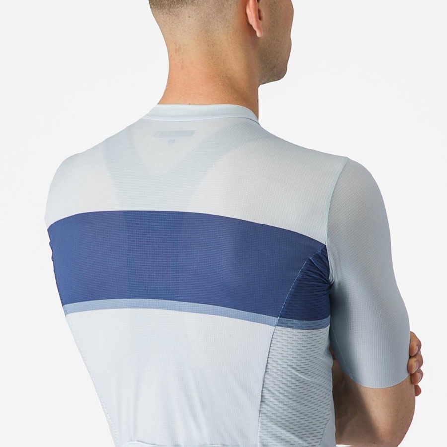 Castelli TRADIZIONE Men Jersey Blue / Blue / Grey | OLVPGR-872