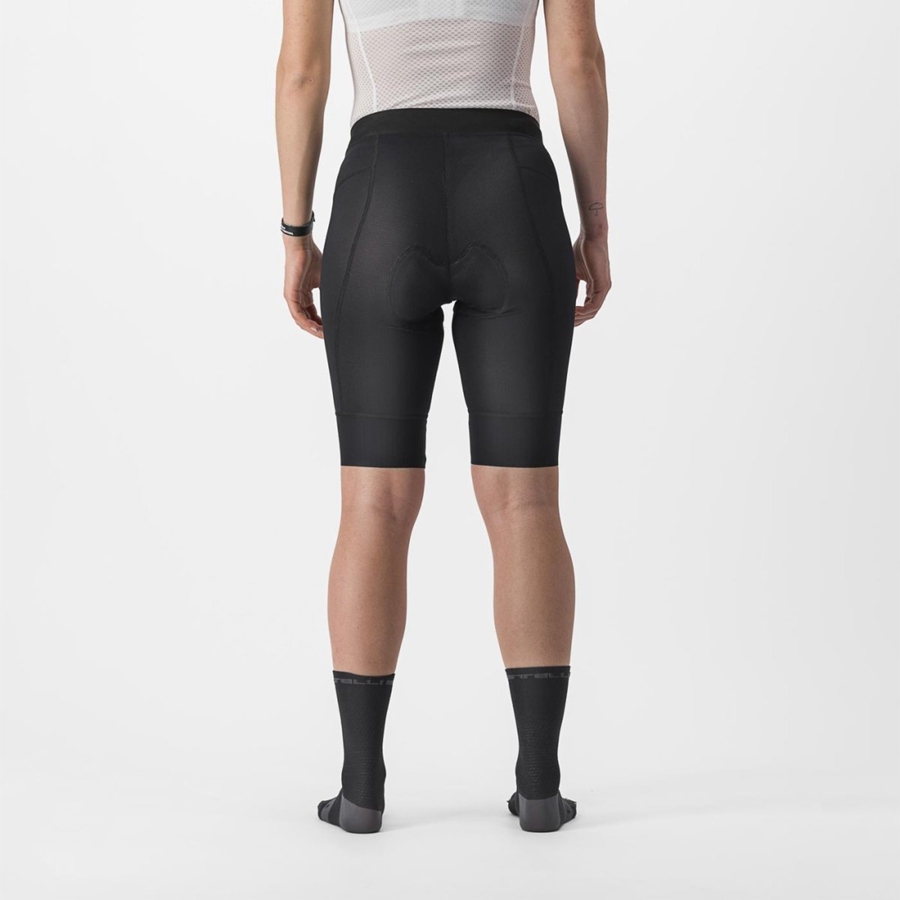 Castelli TRAIL W LINER Women Shorts Black | BCADYF-547