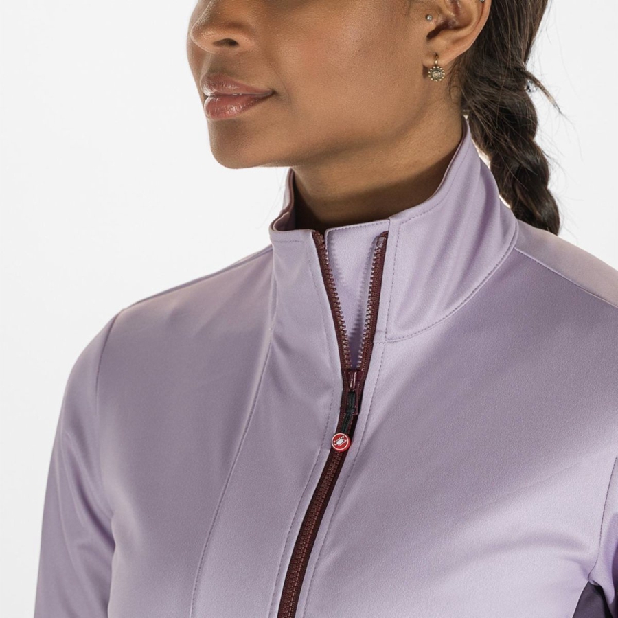 Castelli TRANSITION 2 W Women Jackets Purple | RYAFCU-761