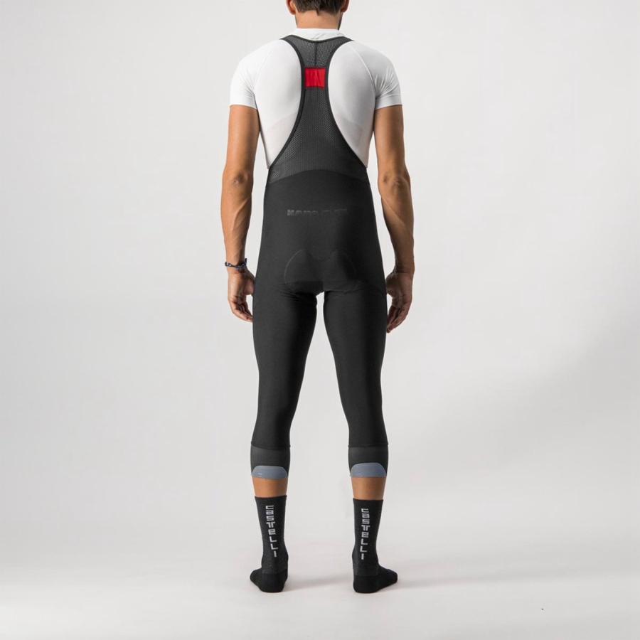 Castelli TUTTO NANO BIB KNICKER Men Leggings Black | HLNDPS-492