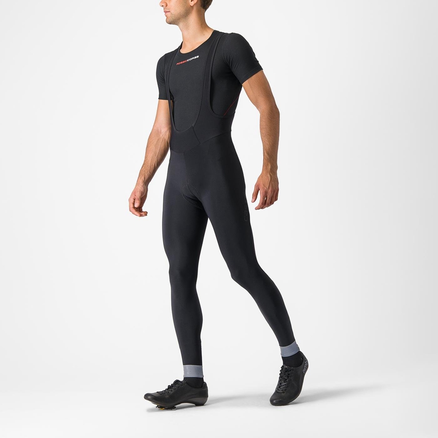 Castelli TUTTO NANO Men Bib Tights Black | QYEMDN-798