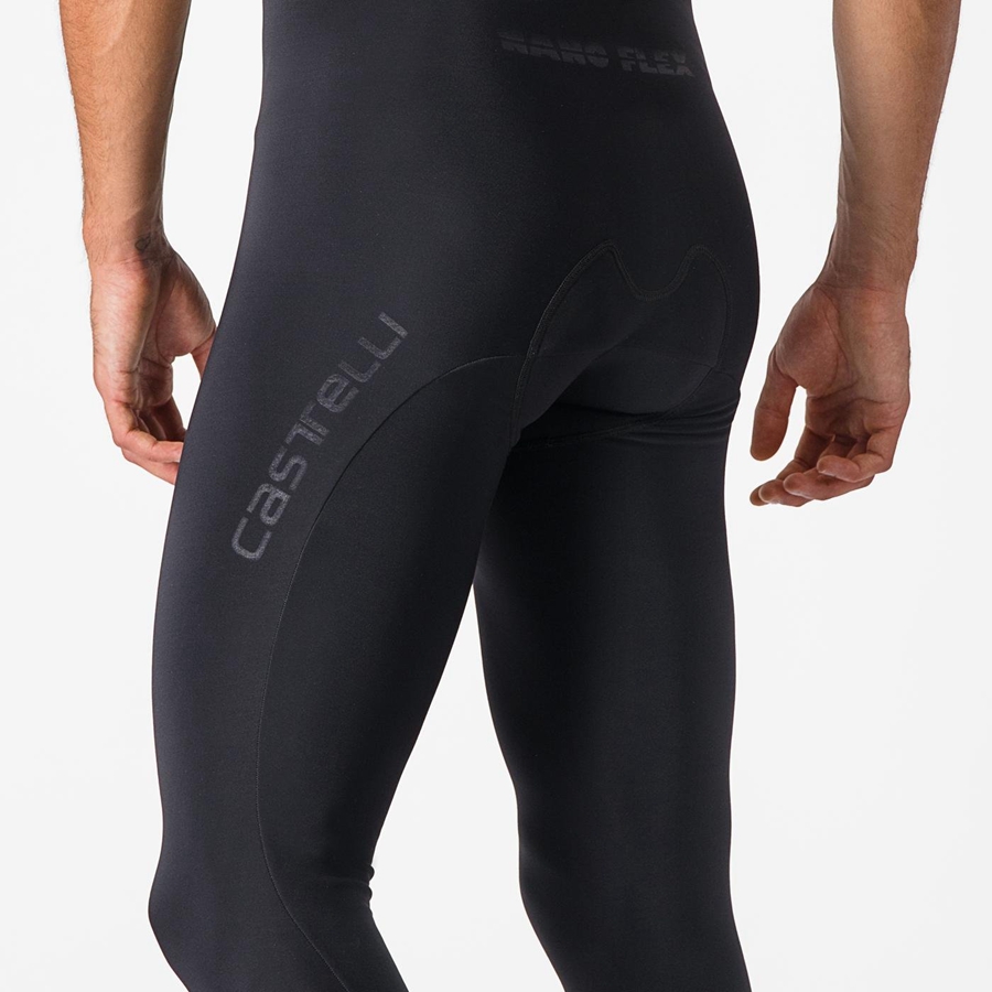 Castelli TUTTO NANO Men Bib Tights Black | QYEMDN-798