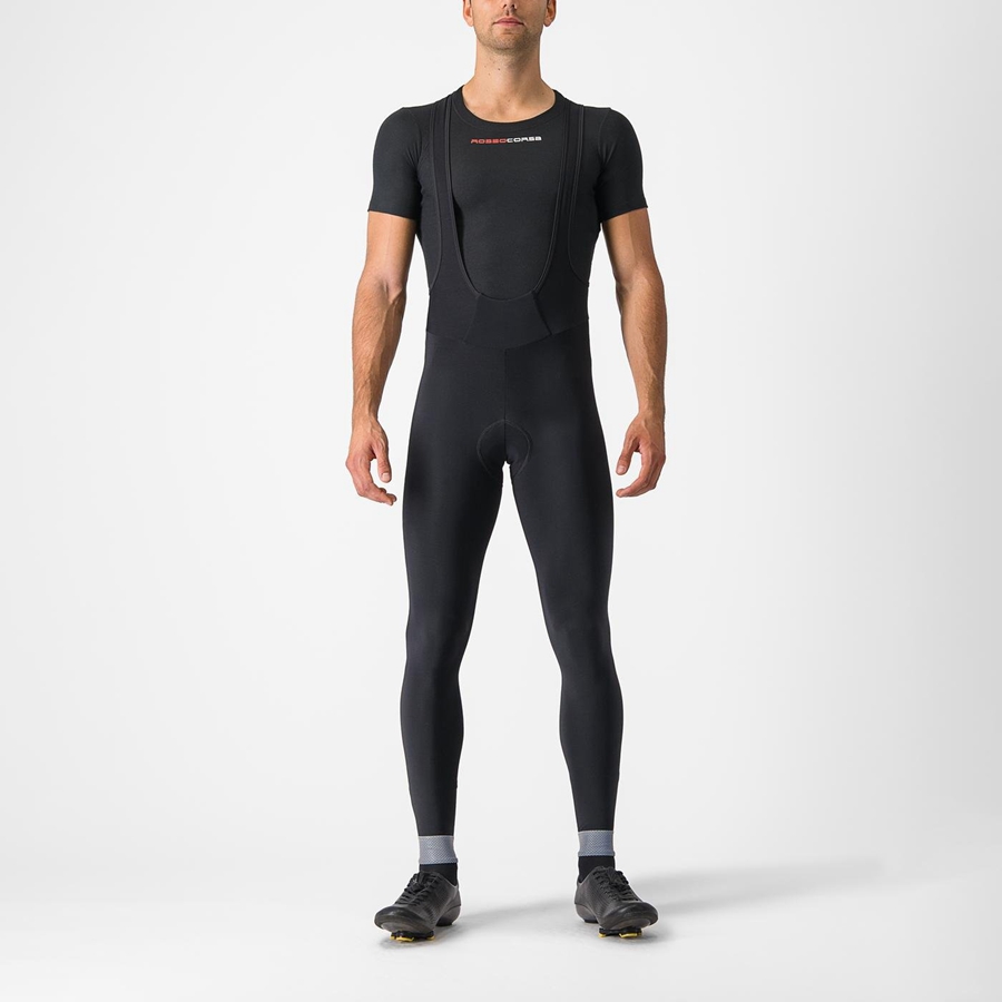 Castelli TUTTO NANO Men Bib Tights Black | QYEMDN-798