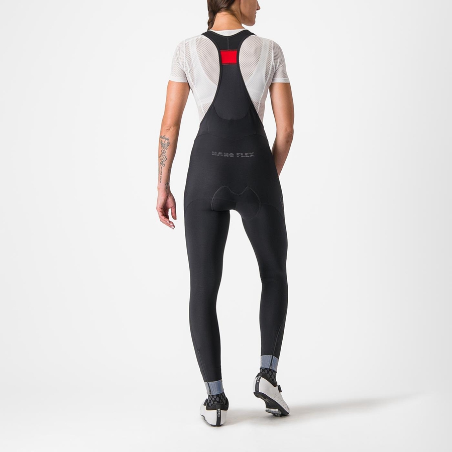 Castelli TUTTO NANO W Women Bib Tights Black | ENASKT-967