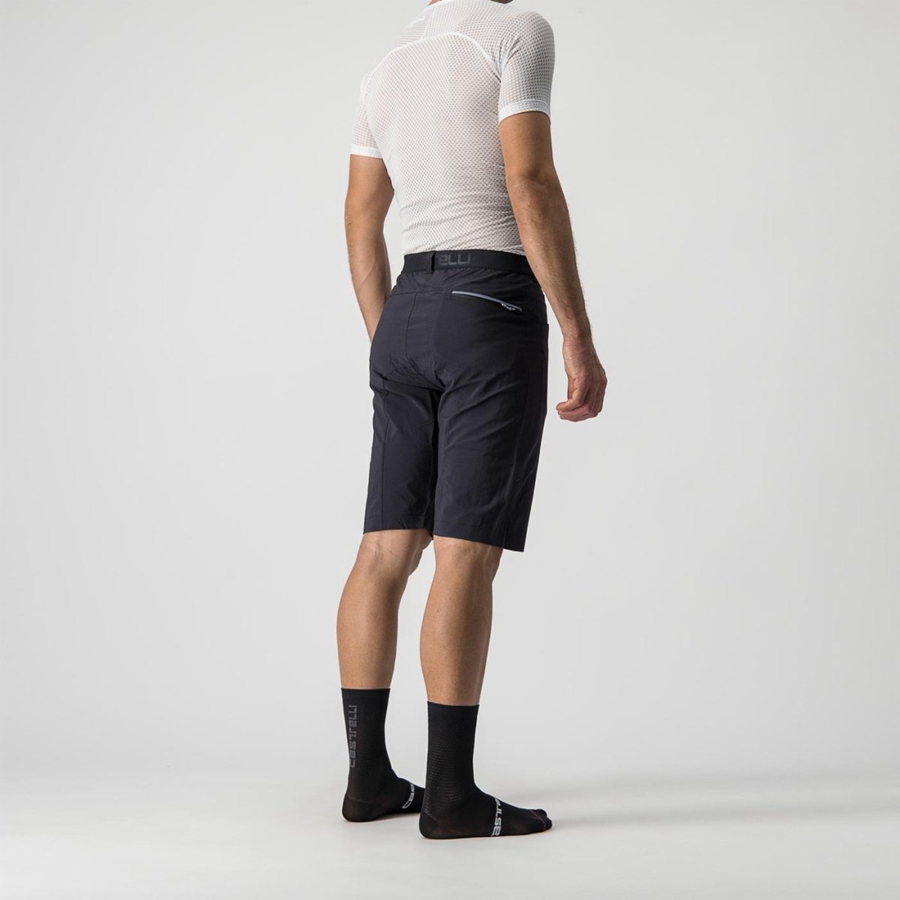 Castelli UNLIMITEDGY Men Shorts Black | SHDPFW-761