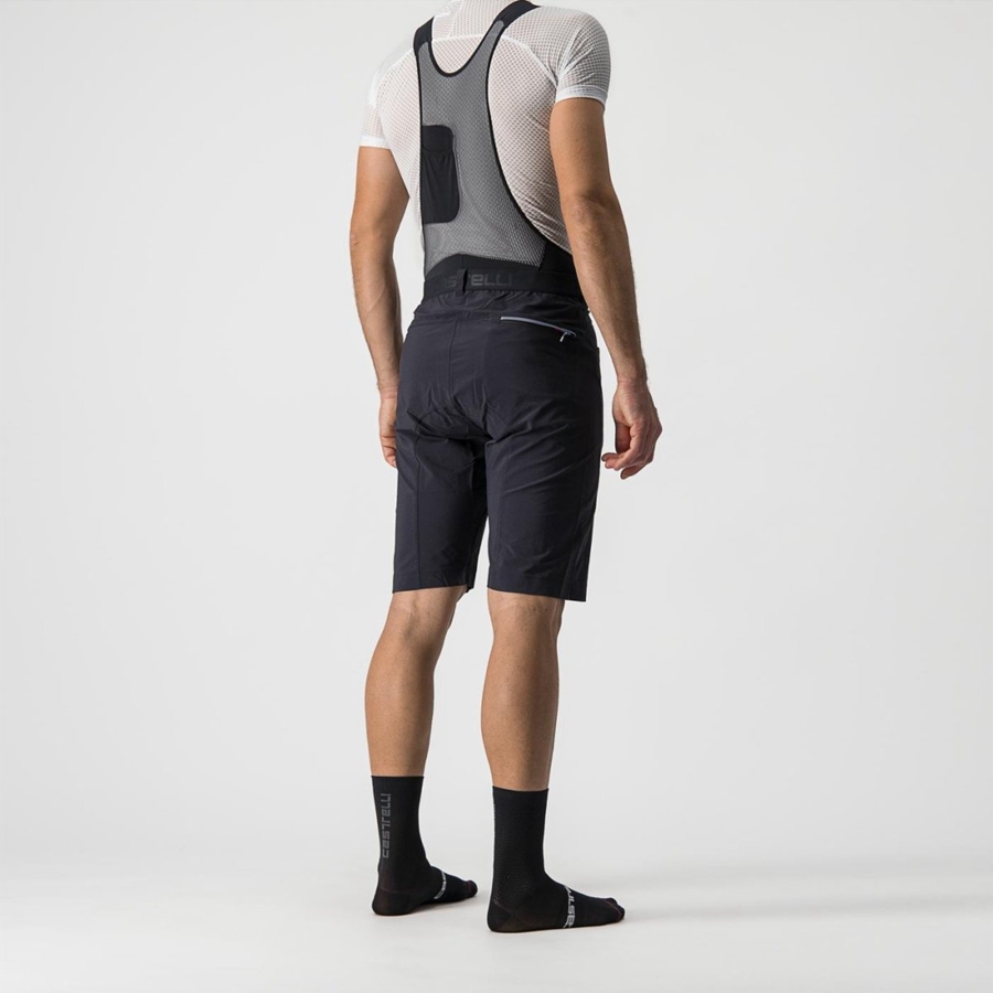 Castelli UNLIMITEDGY Men Shorts Black | SHDPFW-761