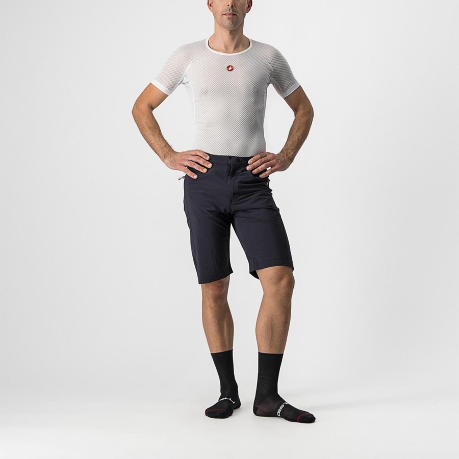 Castelli UNLIMITEDGY Men Shorts Black | SHDPFW-761