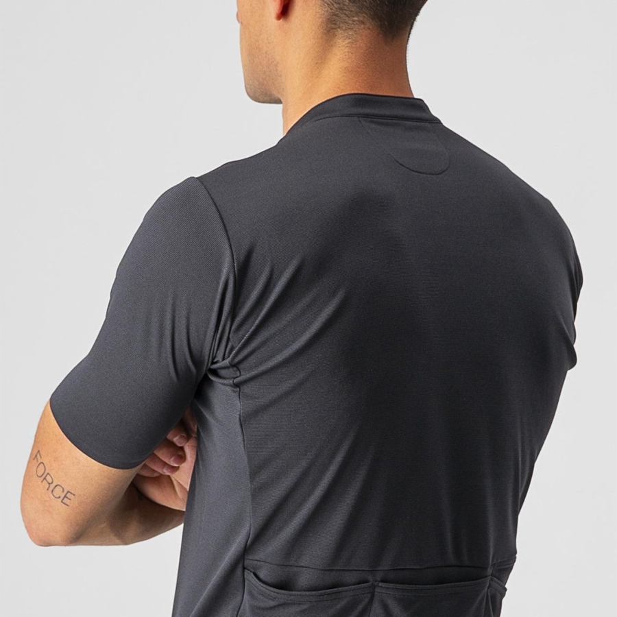 Castelli UNLIMITED ALLROAD Men Jersey Dark Grey | NYCFVQ-419