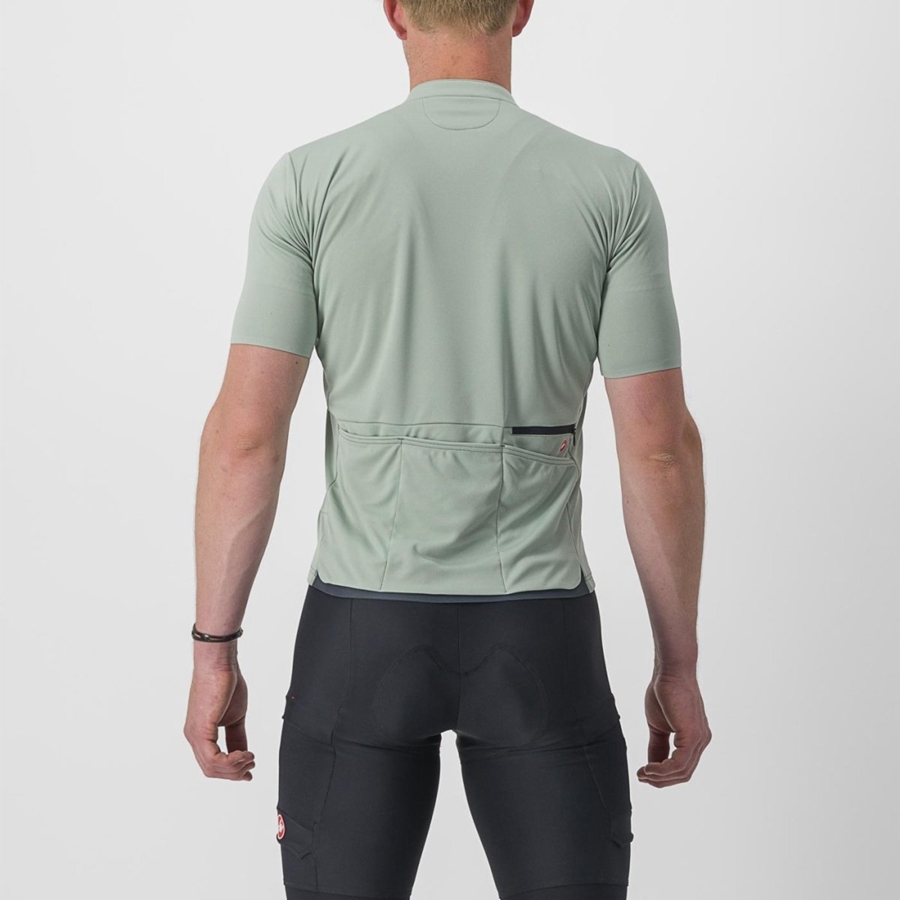 Castelli UNLIMITED ALLROAD Men Jersey Green | LMDBFA-981