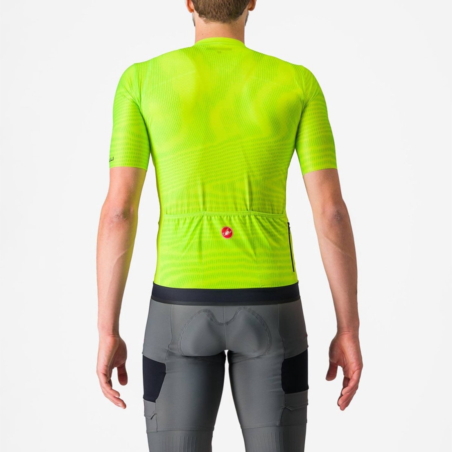 Castelli UNLIMITED ENDURANCE Men Jersey Light Green / Dark Grey | MPWJER-650