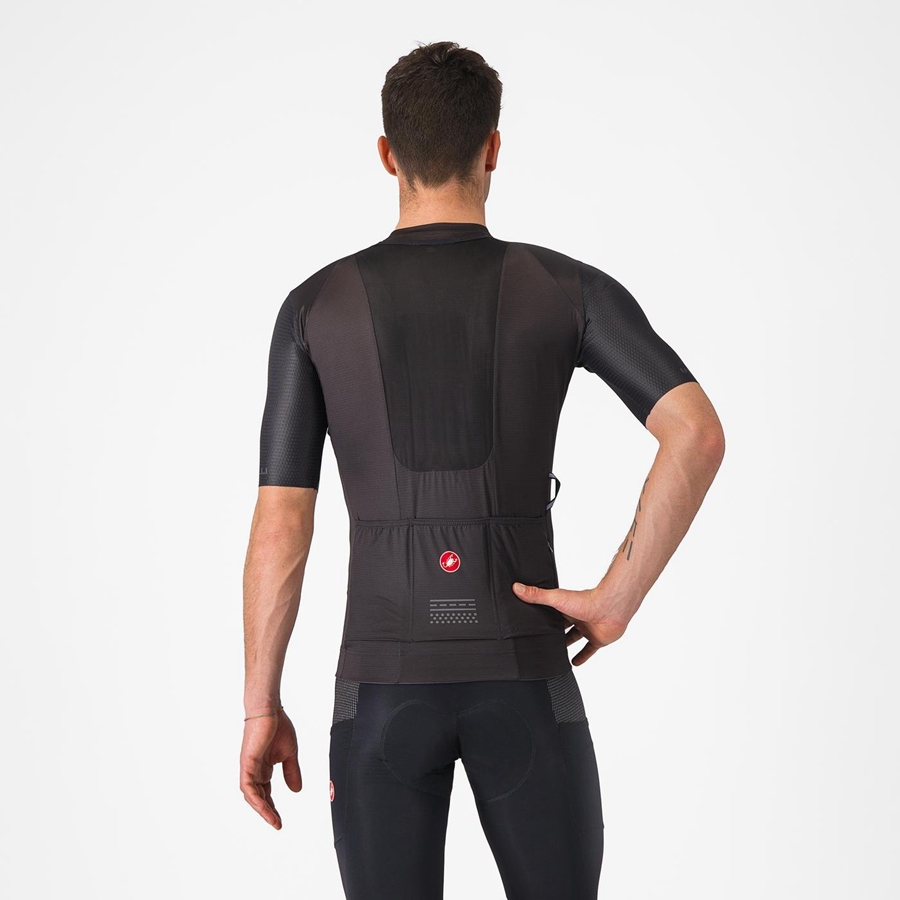 Castelli UNLIMITED PRO Men Jersey Black | ZDRXFJ-124