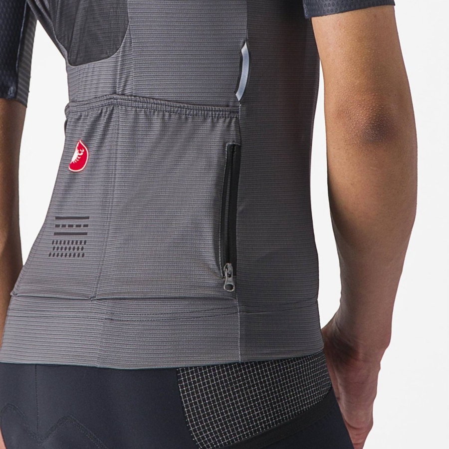 Castelli UNLIMITED PRO W Women Jersey Dark Grey | SOEBGR-391