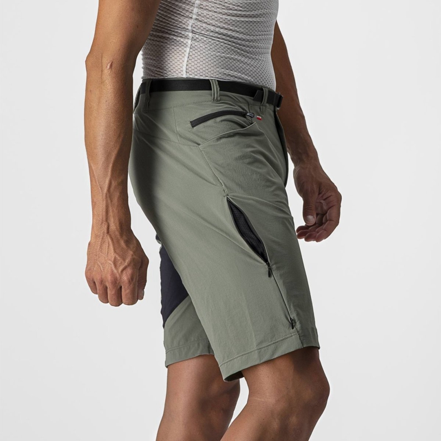 Castelli UNLIMITED TRAILGY Men Shorts Grey | VNHXLR-467