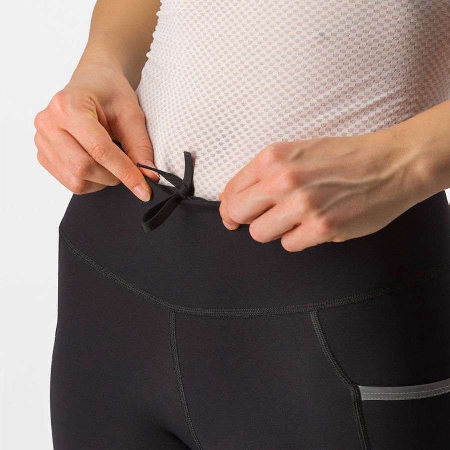 Castelli UNLIMITED TRAIL W Women Leggings Black | VJFEDB-201