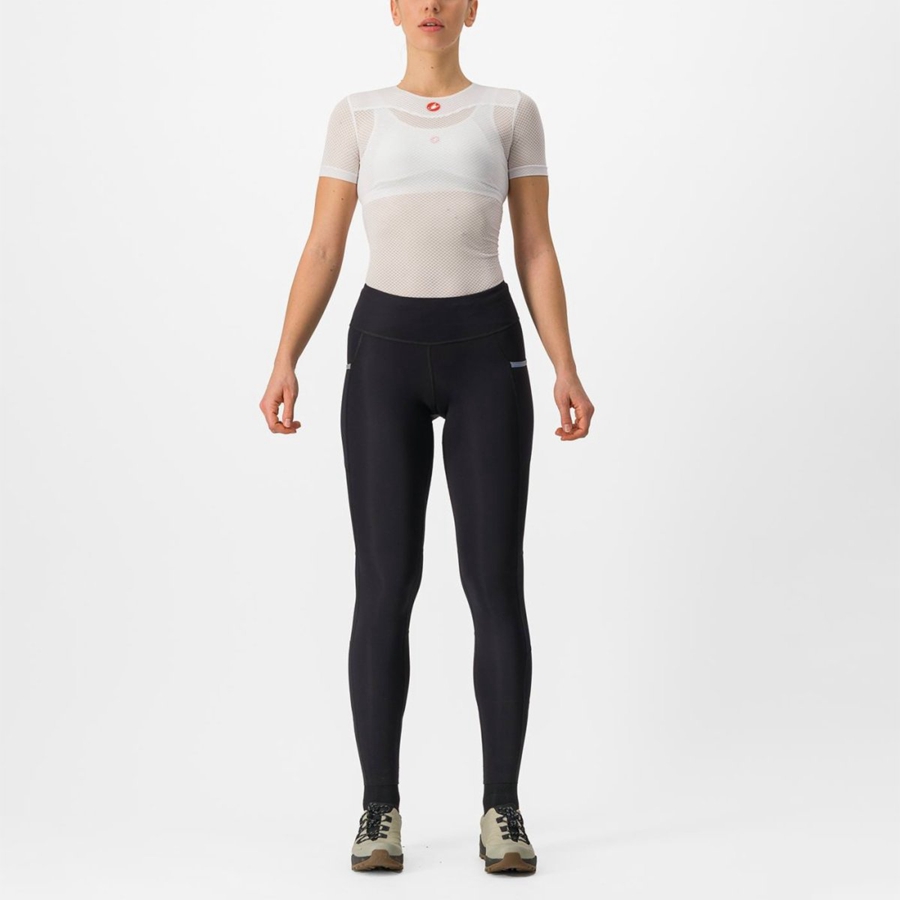 Castelli UNLIMITED TRAIL W Women Leggings Black | VJFEDB-201