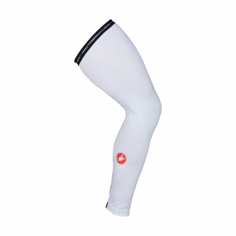 Castelli UPF 50 + LIGHT LEG SLEEVES Men Leg Warmer White | ADYISN-295