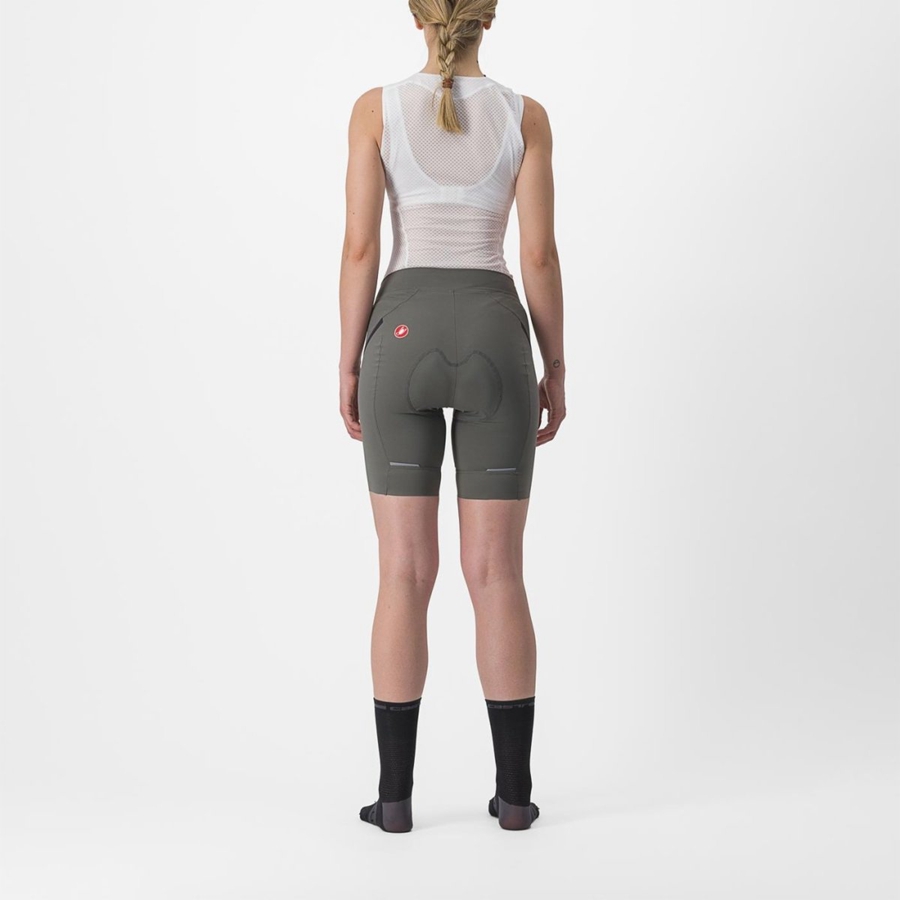 Castelli VELOCISSIMA 3 Women Shorts Grey / Dark Grey | YZCVPI-578