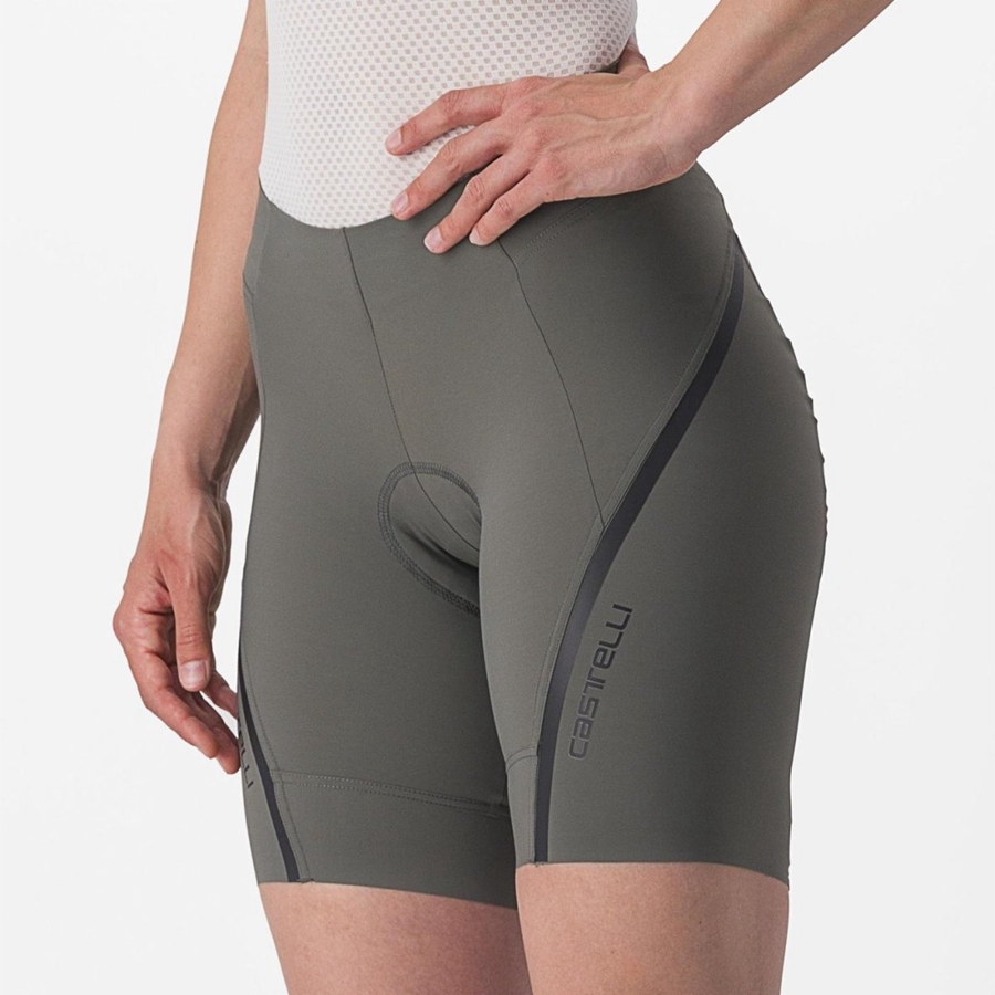 Castelli VELOCISSIMA 3 Women Shorts Grey / Dark Grey | YZCVPI-578