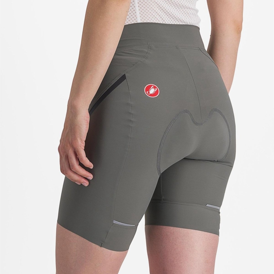 Castelli VELOCISSIMA 3 Women Shorts Grey / Dark Grey | YZCVPI-578