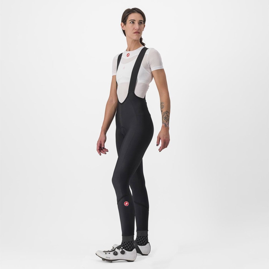 Castelli VELOCISSIMA DT Women Bib Tights Black / Black | RIJMGB-416