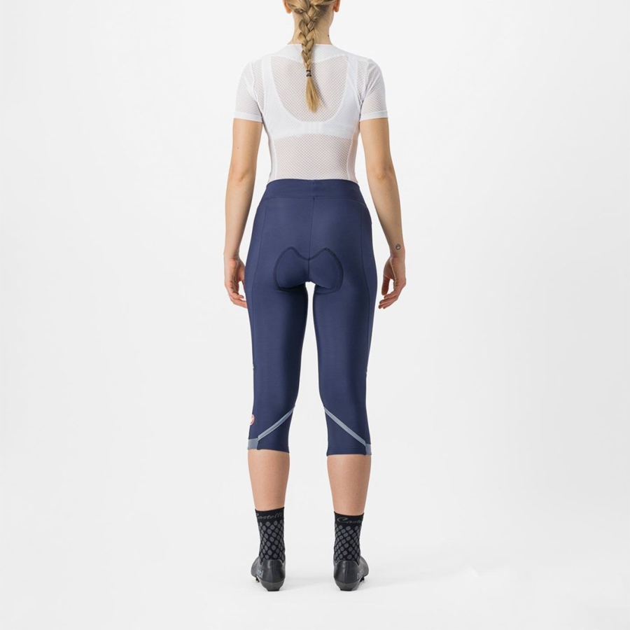 Castelli VELOCISSIMA THERMAL KNICKER Women Leggings Blue / Silver | RBAVFT-359