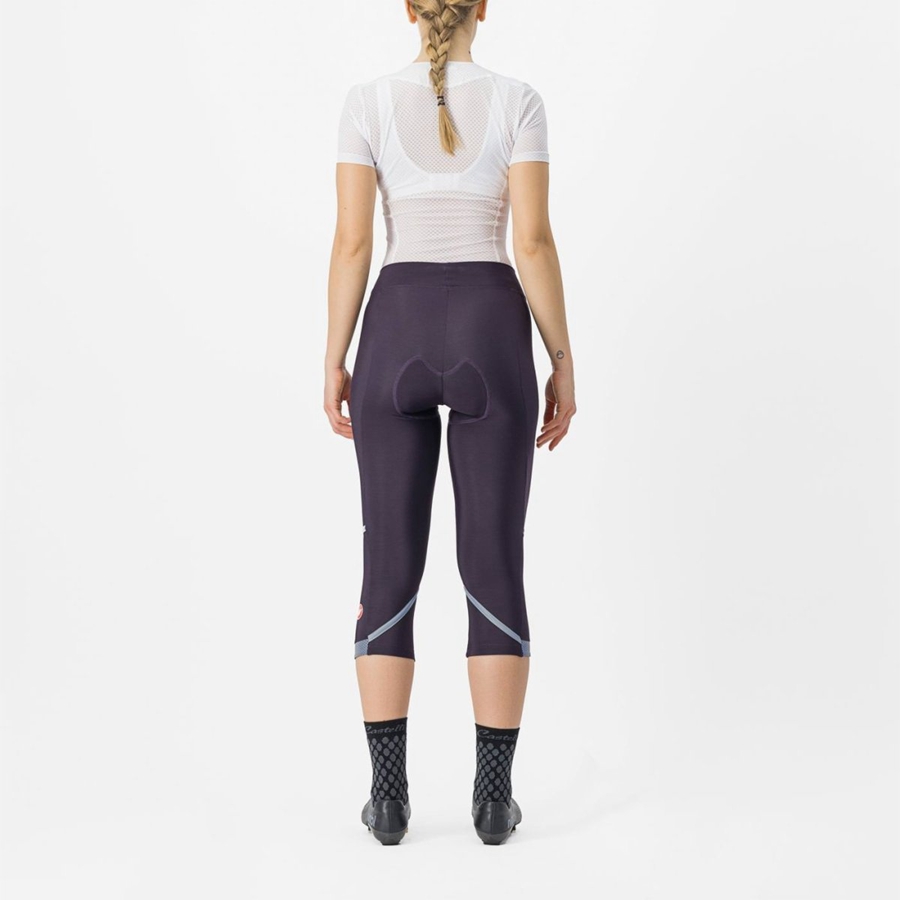 Castelli VELOCISSIMA THERMAL KNICKER Women Leggings Silver | EPNMXQ-903