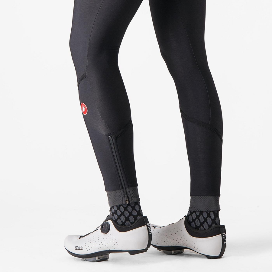 Castelli VELOCISSIMA THERMAL Women Leggings Black / Black | GKVTYZ-630