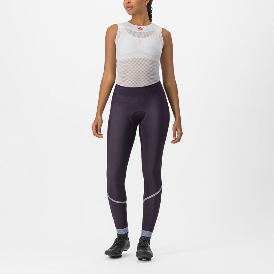 Castelli VELOCISSIMA THERMAL Women Leggings Silver | TIDAKZ-270