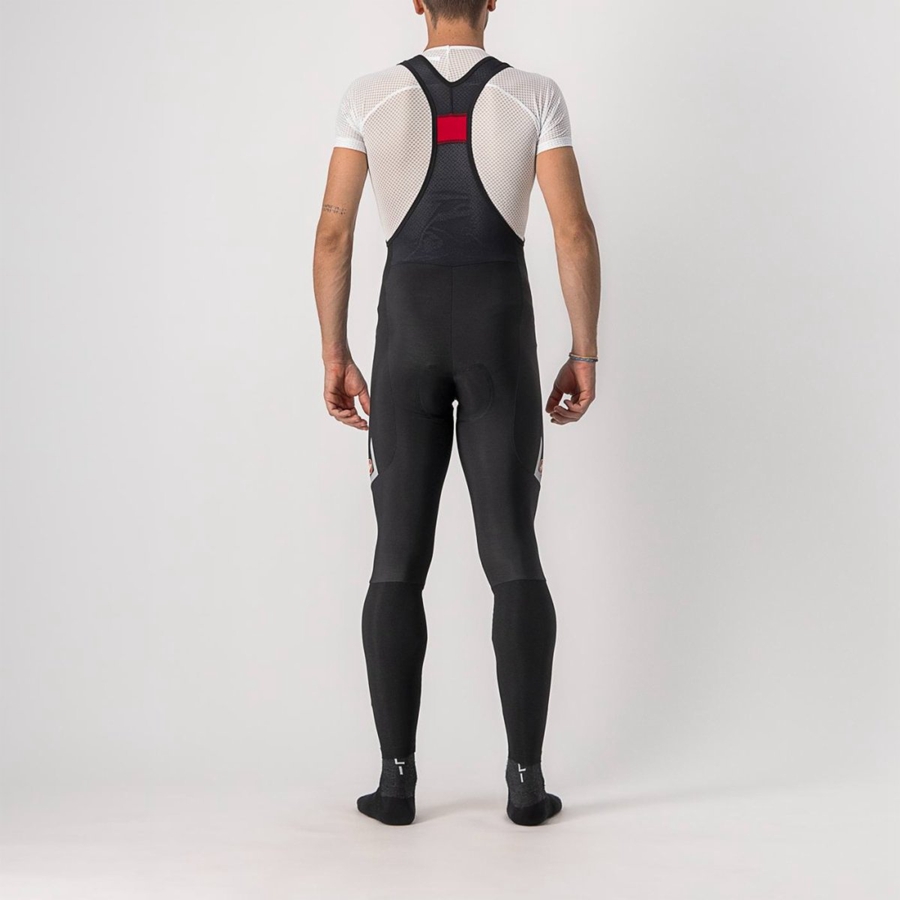 Castelli VELOCISSIMO 5 Men Bib Tights Black / Silver | WFMIKP-031