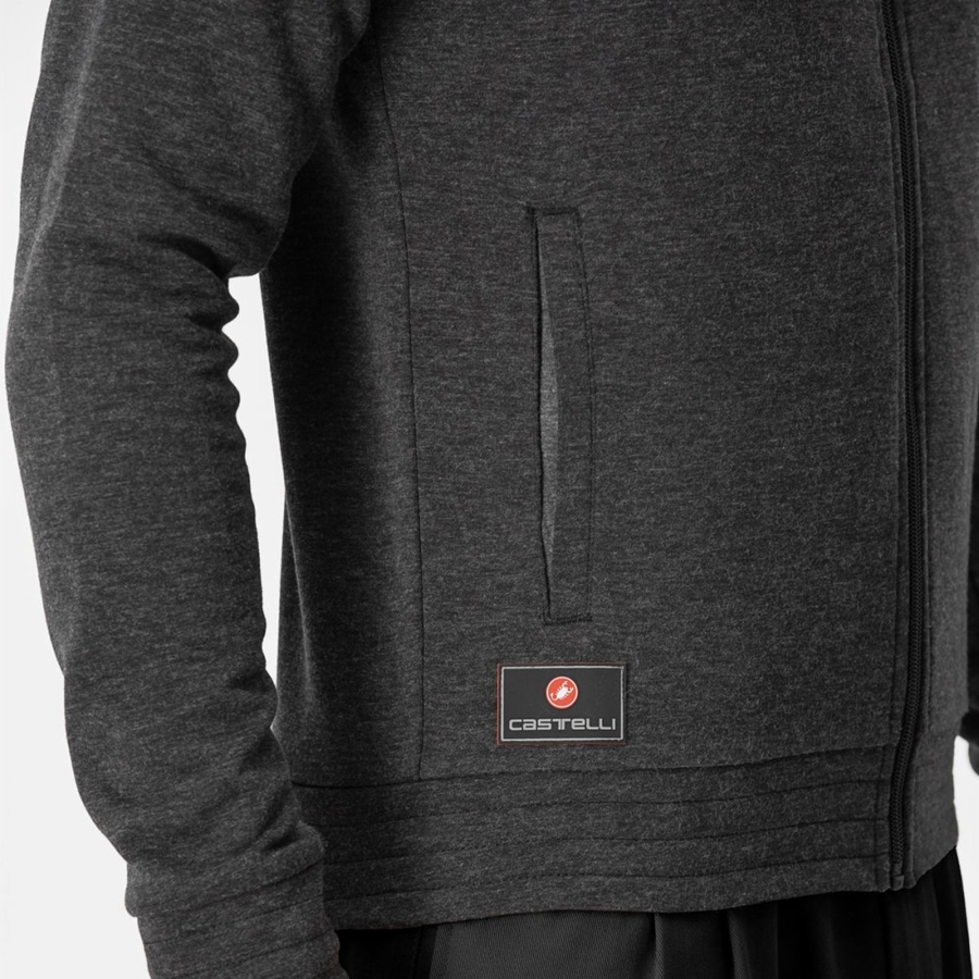 Castelli VIGORELLI TRACK Men Casual Dark Grey | JTXZVY-924