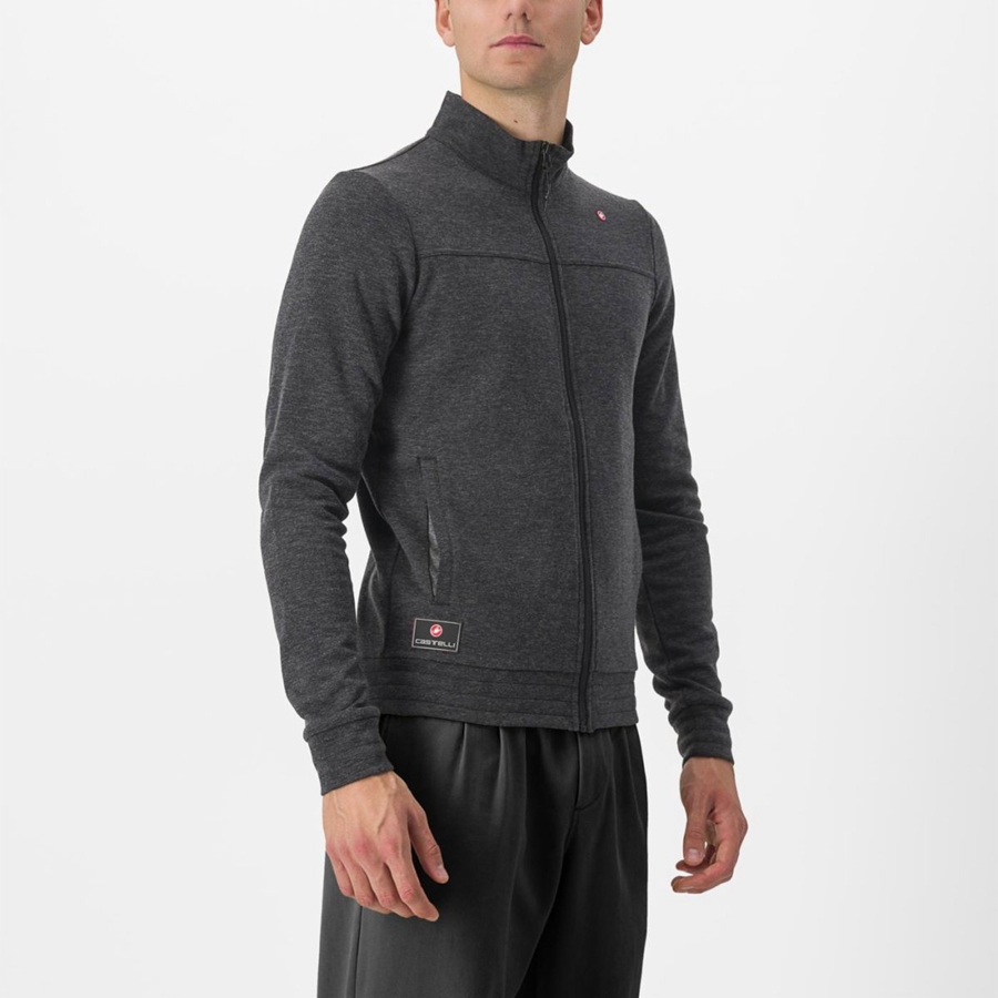 Castelli VIGORELLI TRACK Men Casual Dark Grey | JTXZVY-924